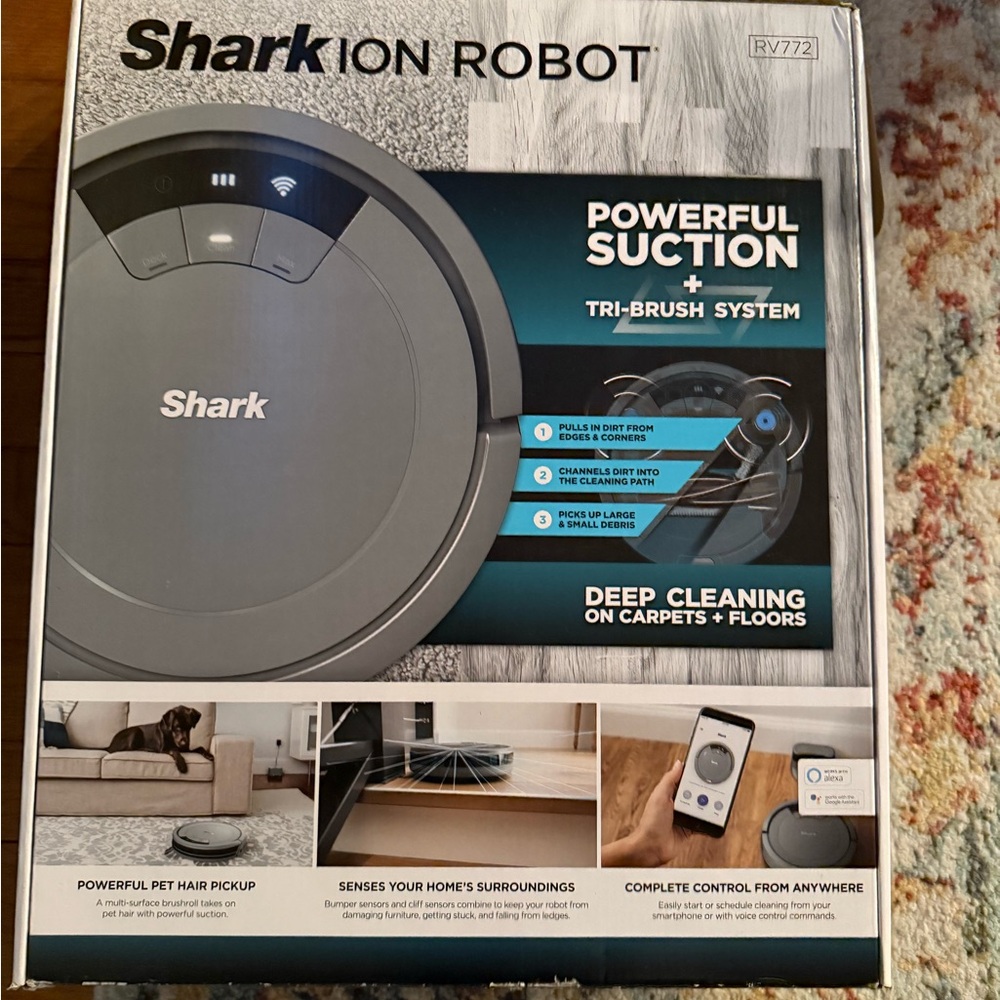 Shark ION Robot Vacuum Cleaner - Gray